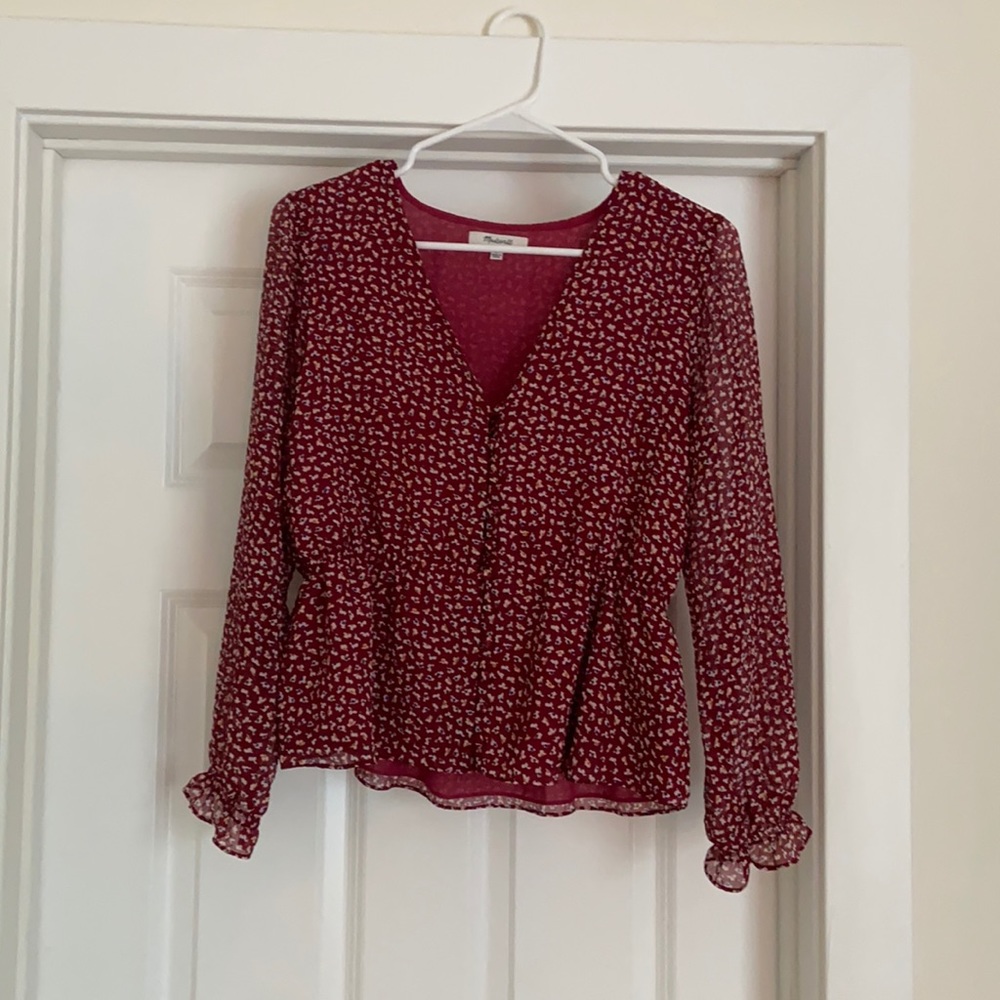 Floral Madewell top